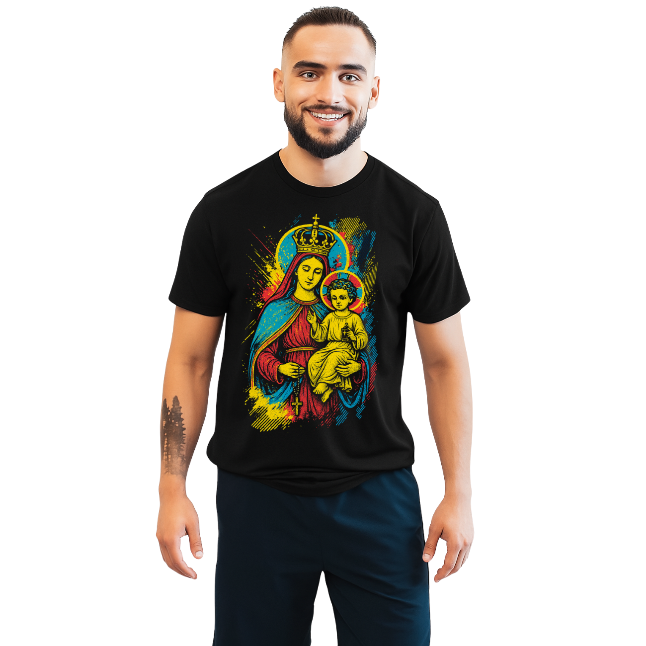 Camiseta Masculina Algodão Nossa Senhora do Carmo