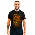 Camiseta Masculina Básica Algodão Sagrada Família