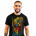 Camiseta Masculina Básica Algodão São Cristóvão