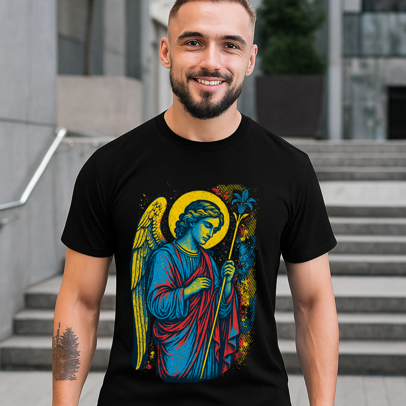 Camiseta Masculina Algodão Básica São Gabriel
