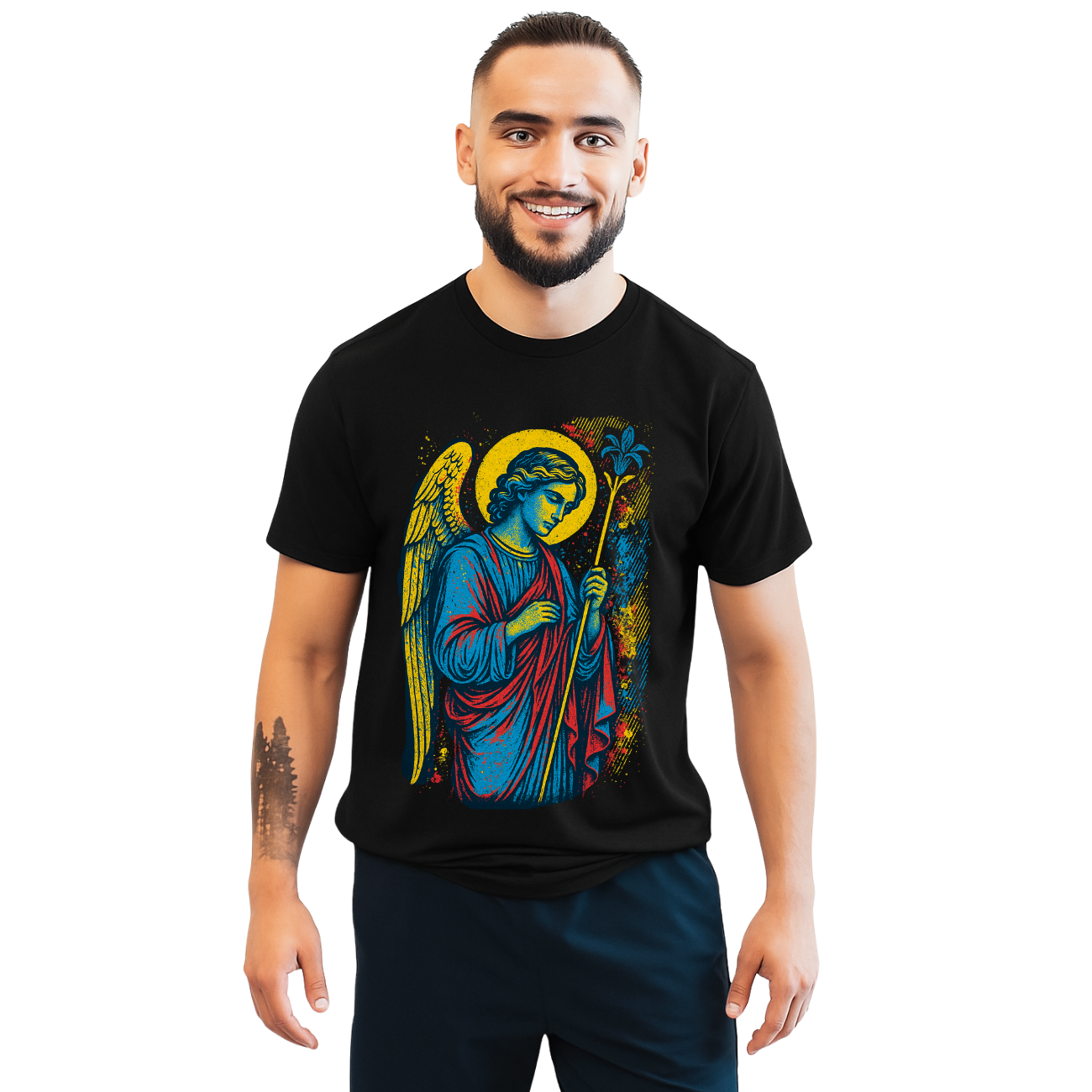 Camiseta Masculina Algodão Básica São Gabriel