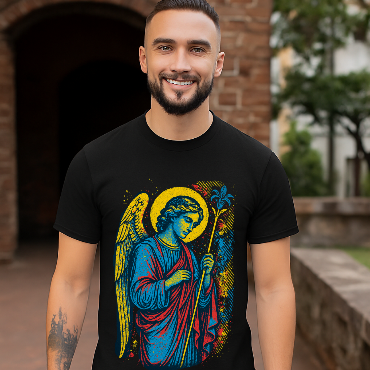 Camiseta Masculina Algodão Básica São Gabriel