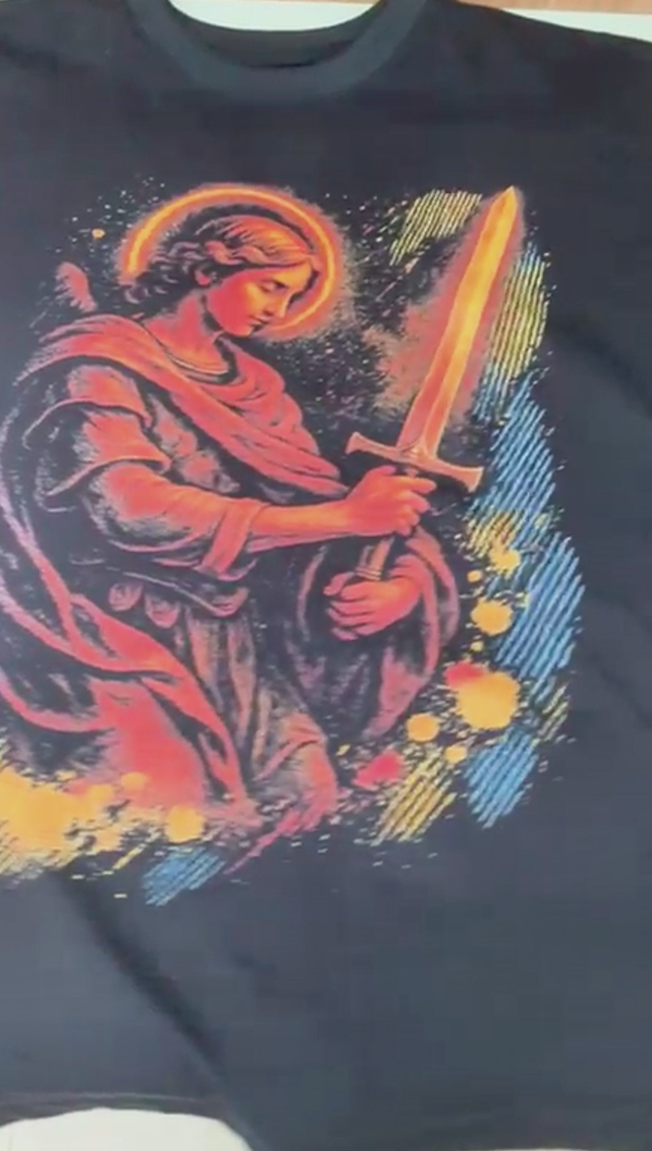 Camiseta Algodão Masculina São Miguel Arcanjo